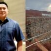 Legal PT WIN Alfian Pradana Liambo dan lokasi penataan lereng. Foto: Istimewa