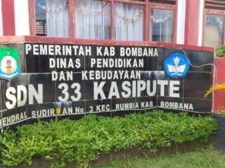SDN 33 Kasipute Kabupaten Bombana. Foto: Istimewa