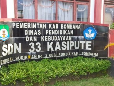 SDN 33 Kasipute Kabupaten Bombana. Foto: Istimewa