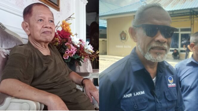 
 Masyhur Masie Abunawas (kiri) Ketua Dewan Pertimbangan Partai NasDem Sulawesi Tenggara menyebut Sekretaris DPW NasDem Sultra, Tahir Lakimi, sebagai “orang misterius”. Foto: Istimewa  