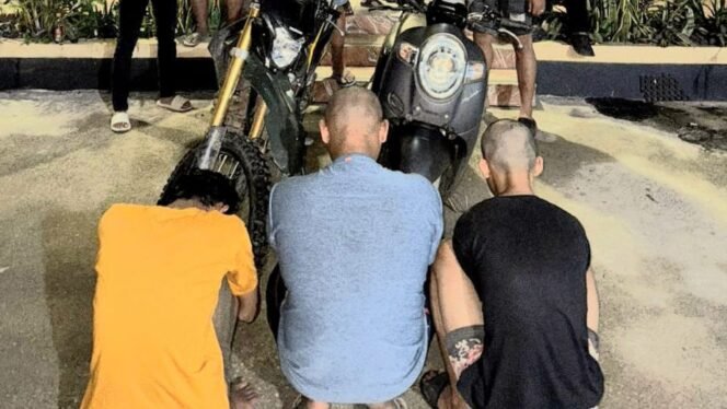 
 Tiga pelaku curanmor di Kolaka ditangkap polisi di Konawe. Foto: Istimewa
