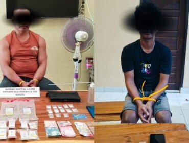 Satreskoba Polres Muna menangkap dua pelaku tindak pidana narkotika satu di antaranya seorang PNS. Foto: Istimewa