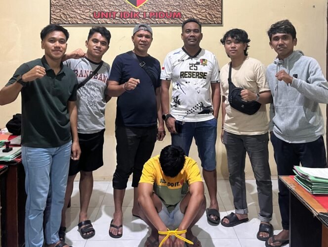 
 Satreskrim Polres Muna menangkap pria inisial L (22) kasus penganiayaan anak di bawah umur di Muna. Foto: Istimewa