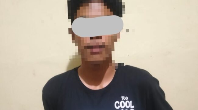 Pria inisial ISR ditangkap polisi kasus tidak pidana penganiayaan di Konsel. Foto: Istimewa