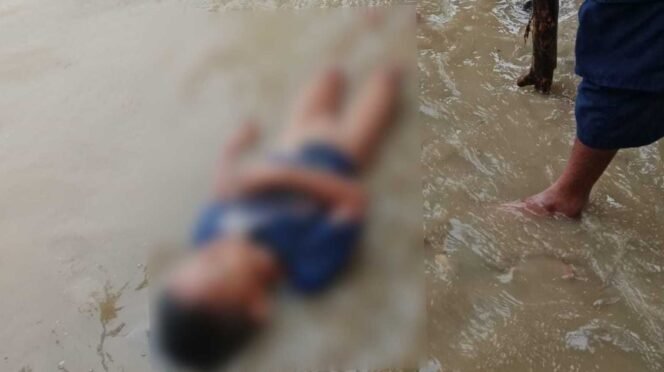 
 Seorang anak laki-laki ditemukan dalam kondisi tak sadarkan diri diduga tenggelam di perairan Teluk Kendari. Foto: Istimewa