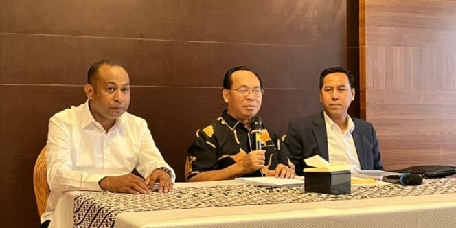 
 Kuasa hukum John Morin, Sebastian Salang, dalam konferensi pers di Matraman, Jakarta Timur, Kamis, 18 Juni 2026. Foto: Istimewa