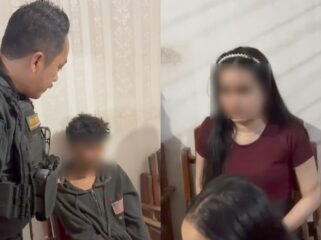 Seorang pria di Kendari, insial IR diduga aniaya mantan kekasih berinisial W (20) dipicu masalah asmara. Foto:Istimewa.