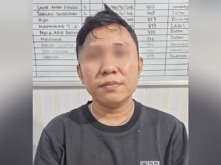 Pria inisial AL (20) ditangkap polisi setelah gelapkan motor temannya untuk beli narkoba. Foto:Istimewa
