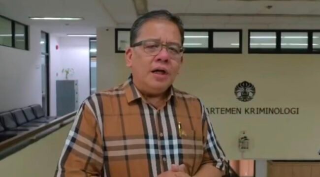 Guru Besar Kriminologi Universitas Indonesia, Adrianus Meliala. Foto: Istimewa