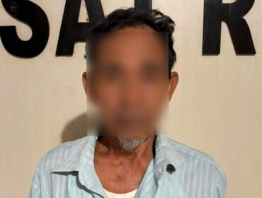 Seorang kakek inisial GA (63) ditangkap polisi diduga cabuli cucunya sendiri yang berusia lima tahun. Foto: Istimewa