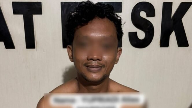 
 Seorang pria insial YU (37) ditangkap polisi usai diduga bobol dapur MBG di Kendari. Foto: Istimewa