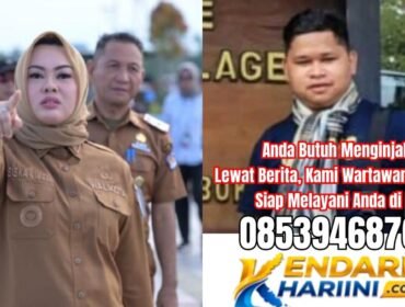 Walikota Kendari, Siska Karina Imran (kiri) dan foto Jurnalis Kendarihariini.com, Fadli Askar (kanan) yang diunggah oleh akun anonim melalui Facebook. Foto: Istimewa