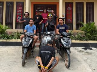 Pelaku curanmor di wilayah Kabupaten Kolaka berinsial AA (29) ditangkap polisi. Foto: Istimewa