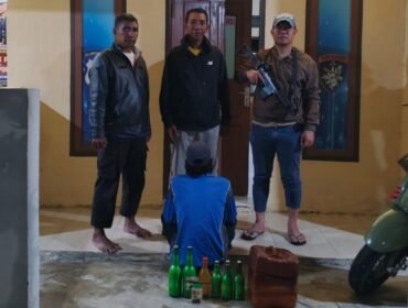 Seorang nelayan di Kabupaten Kolaka ditangkap polisi diduga menyimpan bahan peledak penangkapan ikal ilegal. Foto: Istimewa