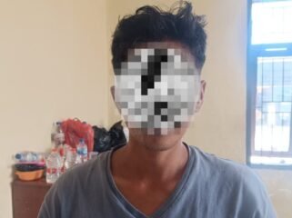 Pria insial LOS alias LSP (38) ditangkap polisi setelah diduga melakukan pencabulan terhadap perempuan disabilitas di Muna. Foto: Istimewa