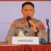 Kapolres Konawe Utara AKBP Ricko Pernanda dalam konferensi pers di halaman Mapolres, Rabu, 10 Juni 2026. Foto: Istimewa