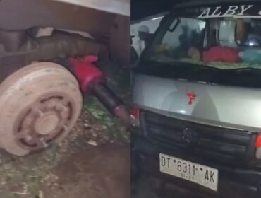 Seorang pria meninggal dunia setelah tertindis mobil pikap bermuatan tondon air di Konawe. Foto: Istimewa