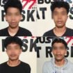 Polresta Kendari menangkap empat pelaku penganiayaan yang menewaskan seorang pria di Eks MTQ Kendari. Foto: Istimewa