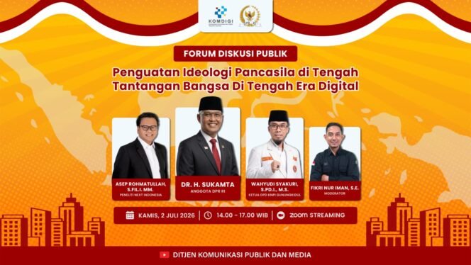 
 Webinar Forum Diskusi Publik yang diselenggarakan oleh Kementrian Komunikasi dan Digital (Komdigi) bersama DPR RI. Foto: Istimewa