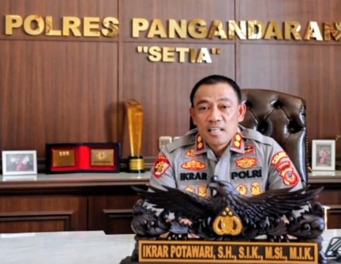 
 Kapolres Pangandaran Polda Jawa Barat, AKBP Ikrar Potawari, SH., S.I.K., M.Si., M.I.K.