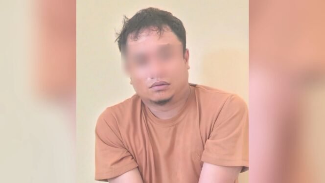 
 Pria inisial HR (33) ditangkap polisi setelah diduga beraksi curi Handphone. Foto: Istimewa