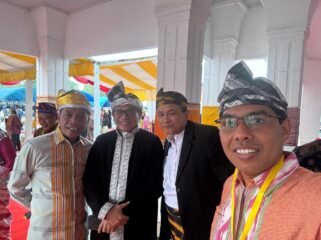 Muh Saleh (pertama dari kiri) Kepala Kantor Wilayah Kementerian Agama Provinsi Kalimantan Utara. Foto: Istimewa