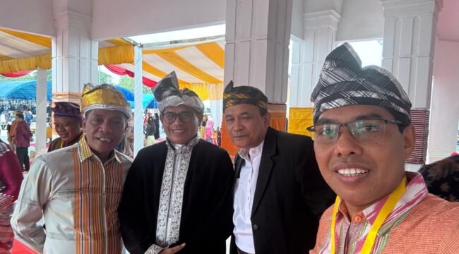Muh Saleh (pertama dari kiri) Kepala Kantor Wilayah Kementerian Agama Provinsi Kalimantan Utara. Foto: Istimewa