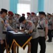 Suasana upacara serah terima jabatan (sertijab) di Aula Dharana Lastarya Polda Sultra, Jumat, 31 Juli 2026. Foto: Istimewa