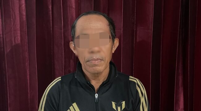 Pria inisial AM (47) ditetapkan sebagai tersangka kasus pencabulan terhadap empat pelajar di Kendari. Foto: Istimewa