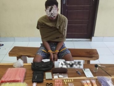 Pria inisial HPJ alias BT (31) mengaku memperoleh sabu dari tahanan Rutan Kelas IIB Raha. Foto: Istimewa