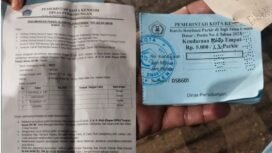 Surat rekomendasi pengelolaan parkir tepi jalan umum yang dikeluarkan oleh Dinas Perhubungan Kota Kendari. Foto: Istimewa