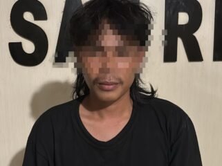 YA (22) seorang pria diduga melakukan tindak pidana persetubuhan anak di bawah umur. Foto: Istimewa