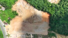 Pembukaan lahan Alexandria Hills di Puuwatu Kendari. Foto: Istimewa