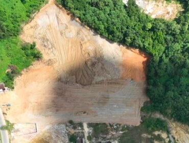 Pembukaan lahan Alexandria Hills di Puuwatu Kendari. Foto: Istimewa