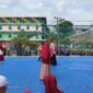MTs Pesri menggelar pembukaan rangkaian lomba di lapangan sekolah, Kamis, 13 Agustus 2026