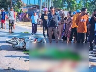 Dua pemuda meinggal dunia dalam insiden kecelakaan maut di Moramo Konsel. Foto: Istimewa