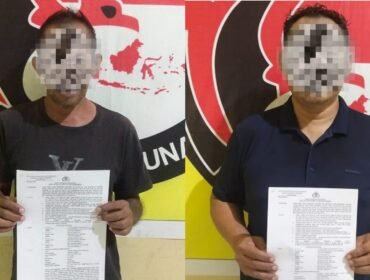 Dua tersangka yang ditahan berinisial J alias N (48), dan SFB alias P (48). Foto: Istimewa