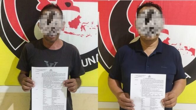 
 Dua tersangka yang ditahan berinisial J alias N (48), dan SFB alias P (48). Foto: Istimewa