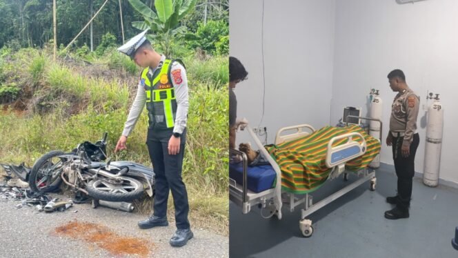 
 Kecelakaan lalu lintas di Kolaka Utara menewaskan seorang pengendara motor. Foto: Istimewa