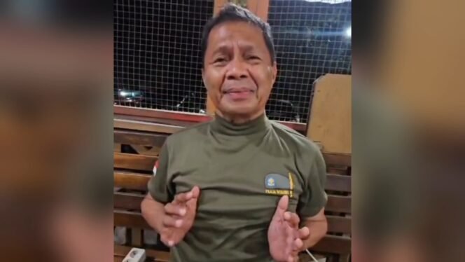 
 Kasat Pol PP Sultra, Hamim Imbu akui sempat emosi saat ribut dengan salah seorang anggotanya. Foto: Istimewa