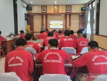 2.185 narapidana di Sulawesi Tenggara diusulkan dapat remisi HUT ke 81 RI. Foto: Repro Antara.