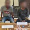 Dua terduga pelaku pengeder sabu ditangkap Satuan Reserse Narkoba Polres Muna. Foto: Istimewa