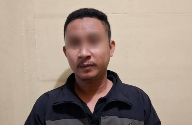 
 Pria di Kabupaten Konawe ditangkap Buser77 Sat Reskrim Polresta Kendari setelah diduga melakukan tindak pidana penadahan motor curian.Foto: Istimewa