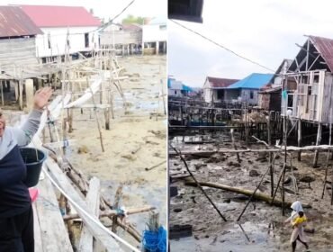 Tangkapan layar video seorang warga di Kecamatan Napabalano, Kabupaten Muna, mengeluhkan kondisi jembatan yang tak pernah tersentuh bantuan pemerintah selama 10 tahun. Foto: Istimewa