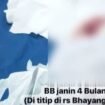 Barang bukti berupa janin usia 4 bulan yang diamankan di RS Bhayangkara Kendari. Foto: Istimewa