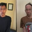 Dua pria pelaku tindak pinda pencurian handphone milik warga di Kelurahan Watu-Watu Kendari ditangkap Polisi. Foto: Istimewa