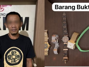 Pria inisial IQ (44) ditangkap polisi setelah diduga coba perkosa dan curi perhiasan mantan istrinya. Foto: Istimewa