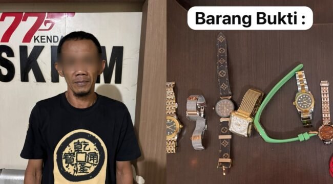 Pria inisial IQ (44) ditangkap polisi setelah diduga coba perkosa dan curi perhiasan mantan istrinya. Foto: Istimewa
