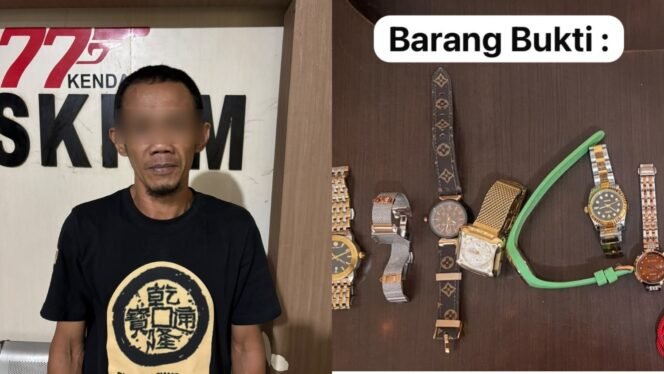 
 Pria inisial IQ (44) ditangkap polisi setelah diduga coba perkosa dan curi perhiasan mantan istrinya. Foto: Istimewa