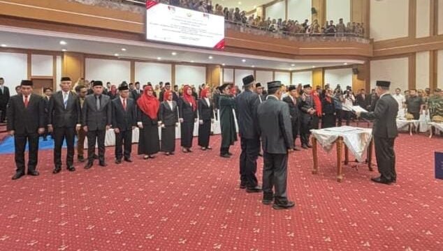 Profesi pelantikan 47 Pejabat Eselon II, III dan IV. Foto: Istimewa